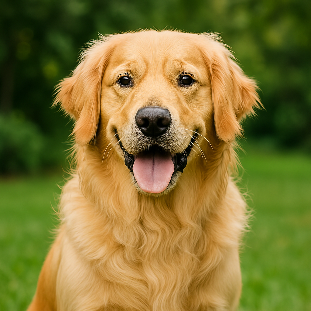 Playful Golden Retriever puppy